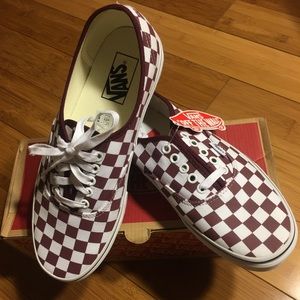 Vans classic checkerboard